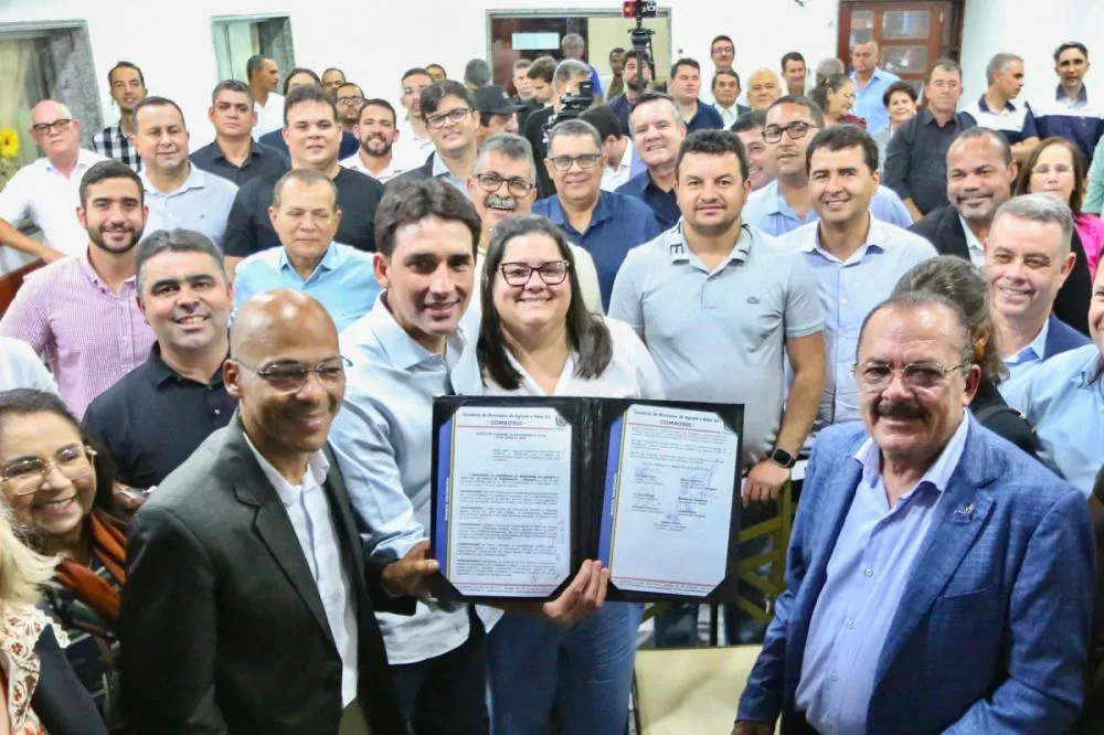 Durante o 1º Encontro de Lideranças em prol da Transnordestina e da Plataforma Porto Seco, realizado em Agrestina (PE), ministro de Portos e Aeroportos ressaltou o papel estratégico da infraestrutura logística para impulsionar os municípios pernambucanos – Foto: Wesley D’Almeida