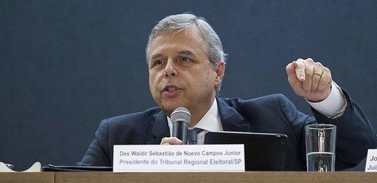 Desembargador Waldir Sebastião de Nuevo Campos Júnior, do TRE-SP - (Foto: Divulgação/TRE)