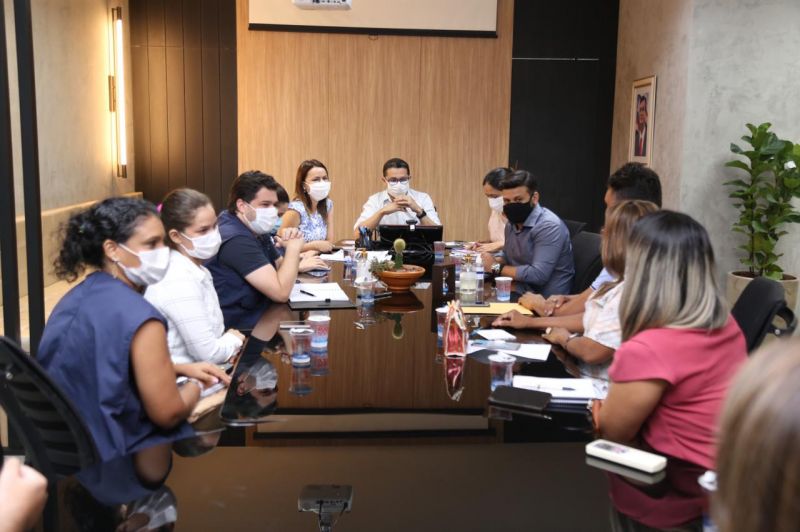 Reunião definiu vacinação em municípios da Grande Ilha (Foto: Márcio Sampaio)