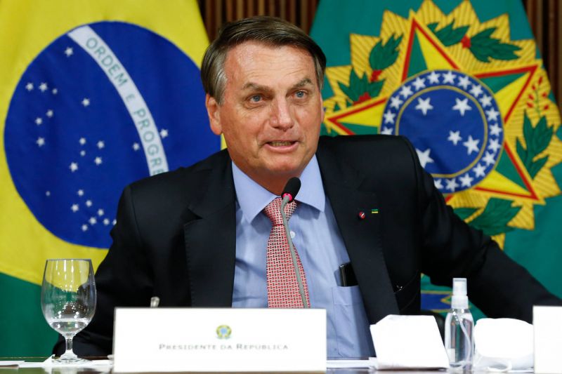 Presidente não fez discurso na cerimônia de sanção do projeto - (Foto: Alan Santos/PR - 25.05.2021)