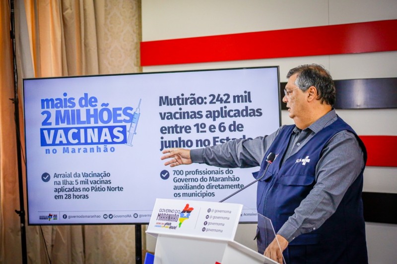 Arraial da Vacinação continua no Shopping Pátio Norte e começa em Timon (Foto: Brunno Carvalho)