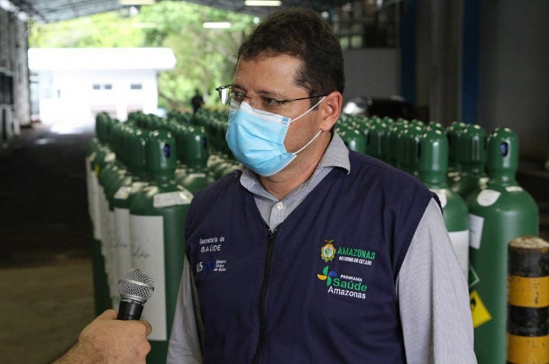 Marcellus Campelo era o secretário de Saúde durante o colapso no fornecimento de oxigênio aos pacientes de covid no Amazonas - saude.am.gov.br