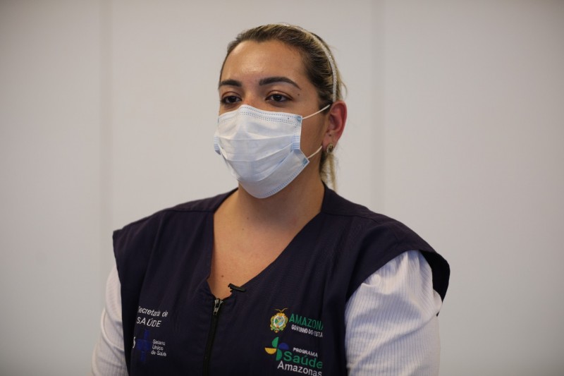 servidora atuante na madrugada do viradão da vacina