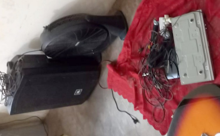 Equipamentos de som recuperados pela Polícia Civil em Lizarda - Foto: Segurança Pública/Governo do Tocantins