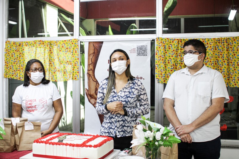 Ação do Dia Nacional do Doador de Sangue na Hemomar. (Foto: Laecio Fontenele)