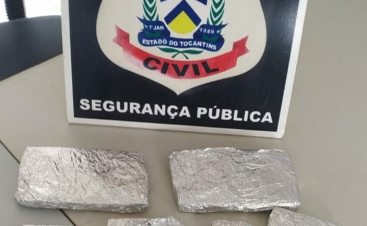 Drogas apreendidas pela Polícia Civil em Palmeira do Tocantins - Foto: SSP/Governo do Tocantins