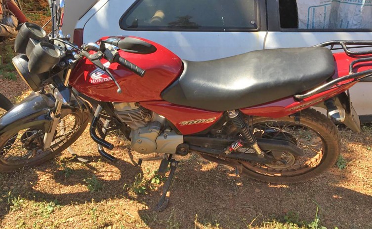 Motocicleta roubada é recuperada pela Polícia Civil em Luzimangues - Foto: SSP/Governo do Tocantins