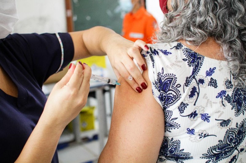 Vacinação na Cidade Olímpica facilitou o acesso da população (Foto: Divulgação)