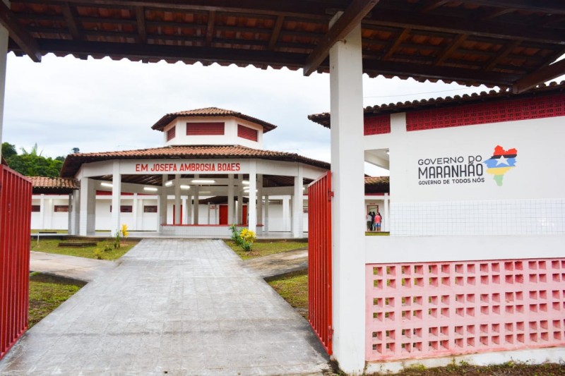 Escola Digna entregue na comunidade de Monte Alegre (Foto: João Aroucha)