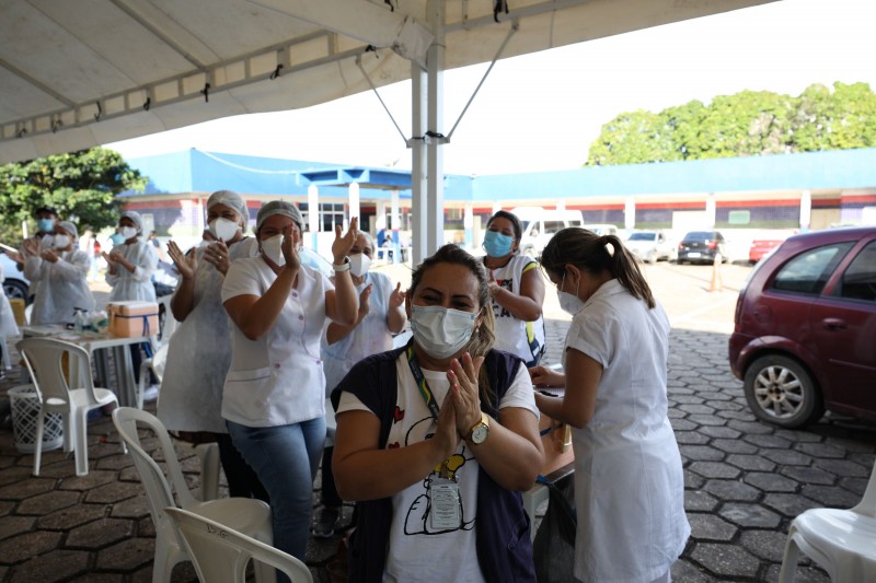 Mutirão da campanha Vacina Amazonas