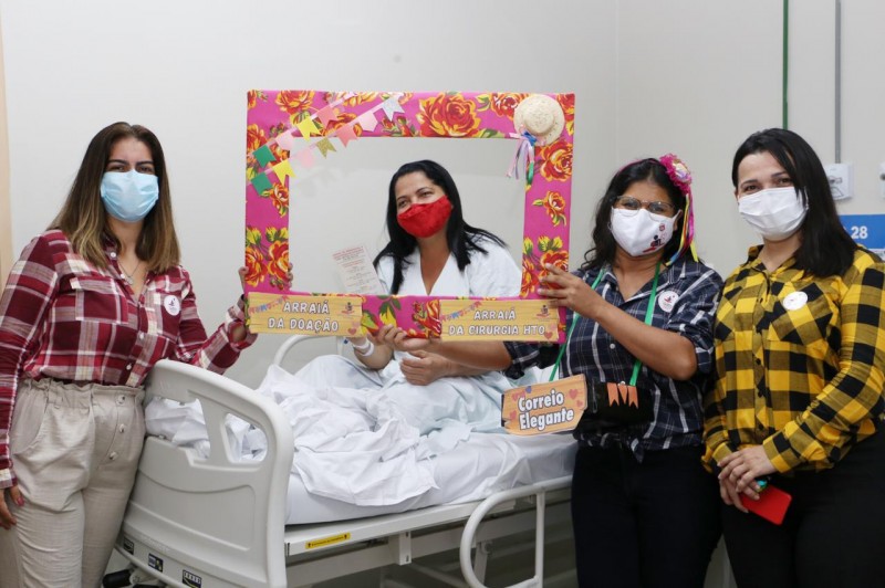 <em>Governo incentiva doação de sangue no HTO (Foto: Márcio Sampaio)</em>