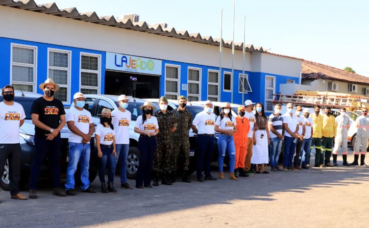 Projeto Foco no Fogo no município de Lajeado - Foto: Fernando Alves/Governo do Tocantins
