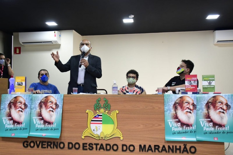 Secretário Chico Gonçalves lembrou que 2021 é o ano do centenário Paulo Freire (Foto: Divulgação)
