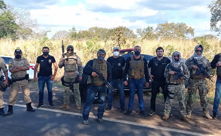 Policiais civis e militares integram a operação Hórus - Foto: Governo do Tocantins