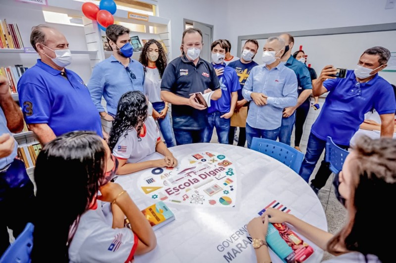 <em>Inauguração do Centro Educa Mais, em Vitória do Mearim (Foto: Brunno Carvalho)</em>