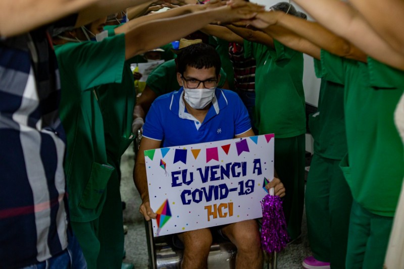 José Raimundo Costa, recuperado da Covid-19. (Foto: Rogério Sousa) 