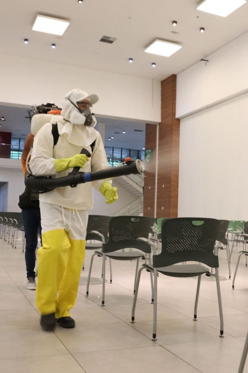 sanitização para mutirão