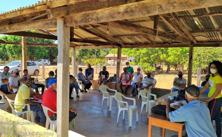 Servidores da Seagro levam orientações até Assentamento Nova Esperança - Foto: Agricultura/Governo do Tocantins