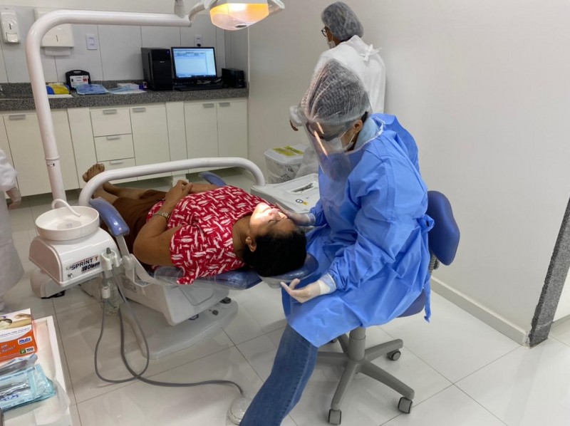 <em>Centro de Especialidades Odontológicas – Sorrir, no município de Presidente Dutra (Foto: Divulgação)</em>
