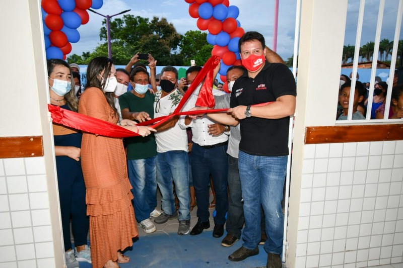 <em>Escolas Dignas inauguradas na cidade de Igarapé Grande (Foto: Divulgação)</em>