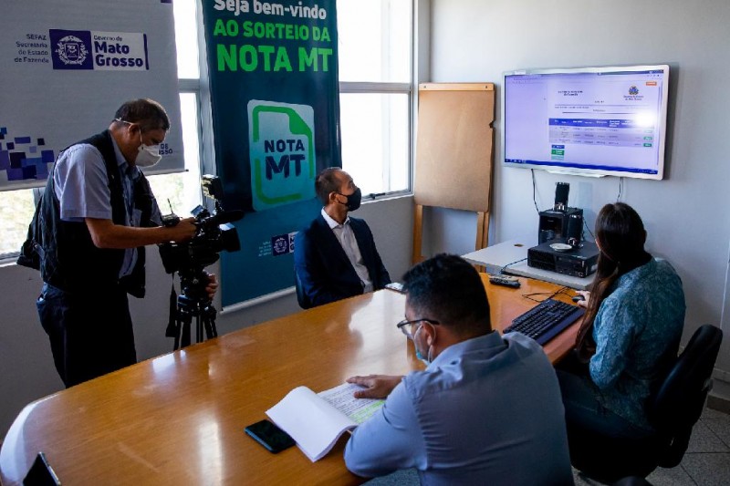 O sorteio do Nota MT do mês de junho contemplou 1.001 consumidores - Foto por: Christiano Antonucci