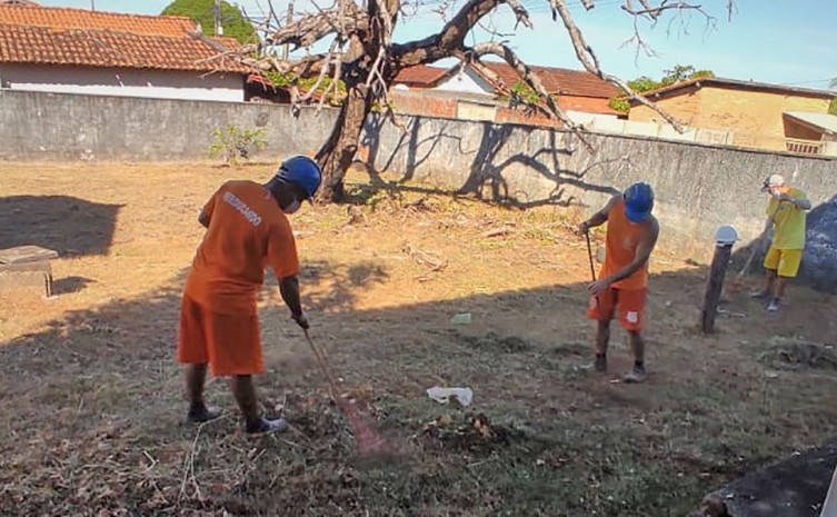 A ação aconteceu na escola desativada do município, Chapeuzinho Vermelho - Foto: Seciju/Governo do Tocantins