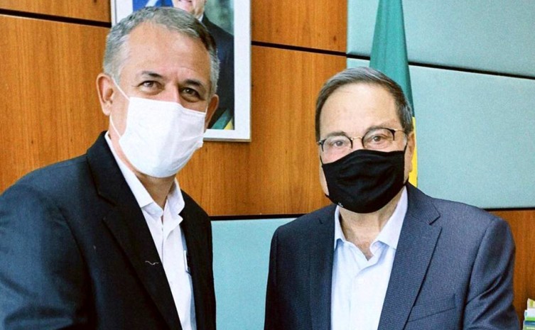 Jaime Café e Cesár Halum em reunião em Brasília - Foto: Divulgação