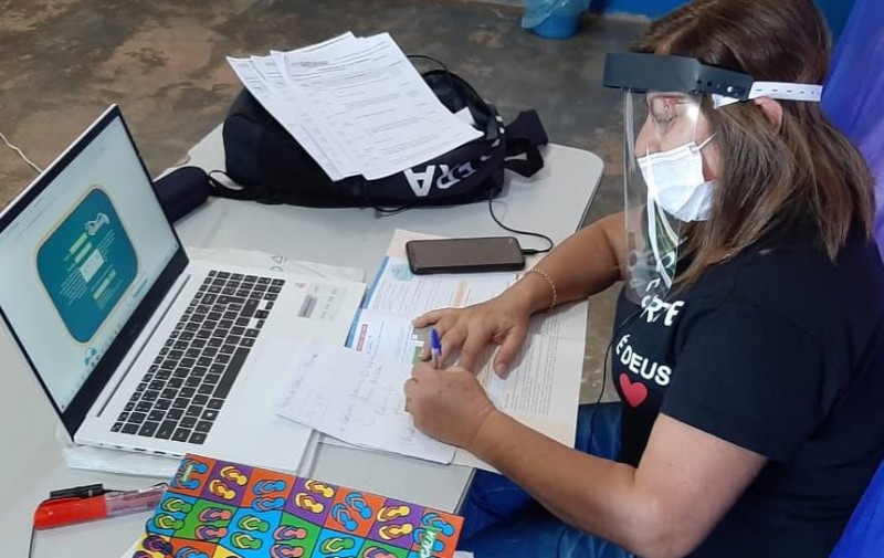 Este é 4º lote do “Programa de Aquisição de Notebooks e Custeio de Internet”, que já alcançou 18.668 professores, diretores, coordenadores e assessores pedagógicos - Foto por: Seduc-MT