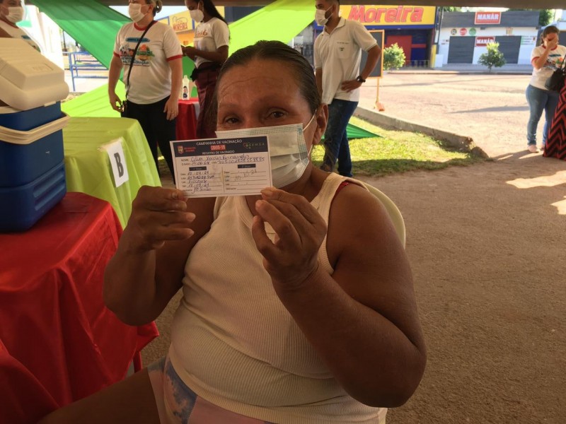 Vacina Amazonas inicia em São Sebastião do Uatumã