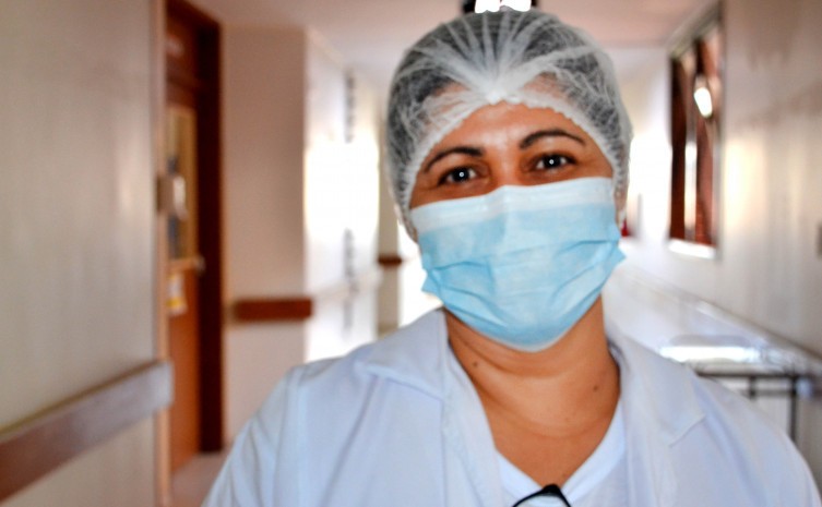 Uma das servidoras da assistência, que participou foi a técnica de enfermagem, Andréia Tomas - Foto: Luciana Barros/Governo do Tocantins
