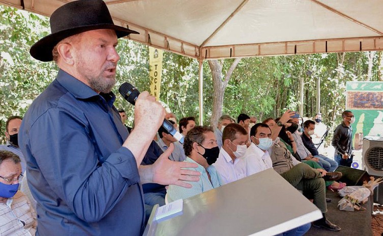 Durante evento, Governador Mauro Carlesse lançou ação Fomento Recupera Turismo - Foto: Flávio Cavalera/Governo do Tocantins