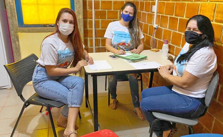 Reunião com a equipe técnica de referência do município de Mateiros - Foto: Trabalho/Governo do Tocantins
