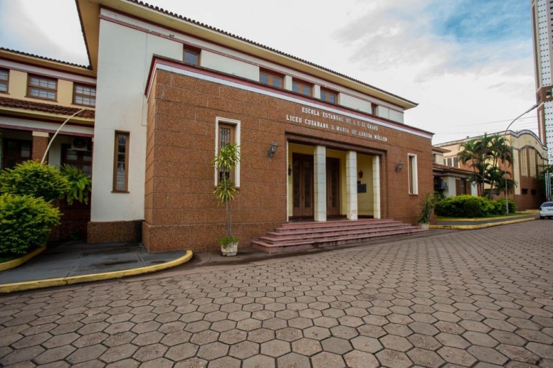 A Escola Liceu Cuiabano foi uma das primeiras a receber da secretaria de Estado de Educação o novo valor do recurso descentralizado, triplicado em junho - Foto por: Seduc-MT