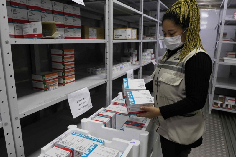 Chegada de vacinas Astrazeneca a Manaus - Foto: Herick Pereira/Secom