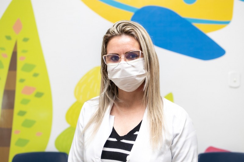 Anny Corrêa, coordenadora de Enfermagem da Policlínica Cidade Operária (Fotos: Ruy Barros) 