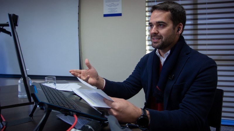 Anúncio foi feito pelo governador Leite em transmissão ao vivo pela internet na manhã desta terça (20) - Foto: Felipe Dalla Valle / Palácio Piratini