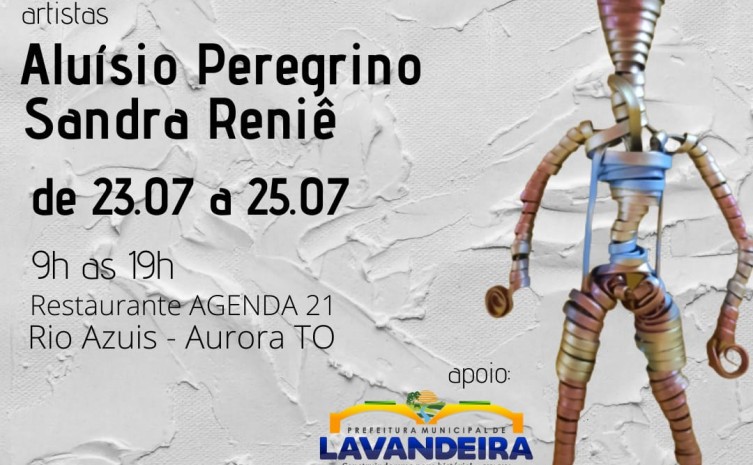 Projeto, de autoria da artista plástica Sandra Reniê, foi contemplado pela Lei Aldir Blanc Tocantins e conta apoio do Governo do Tocantins - Foto: Adetuc/Governo do Tocantins