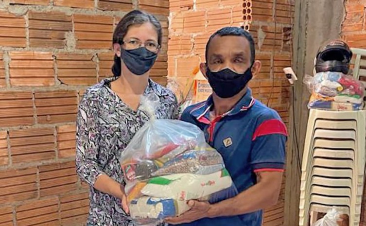 Com apoio da Agab, Governo do Tocantins atende famílias de Gurupi com 12 toneladas em alimentos - Foto: Setas/Governo do Tocantins