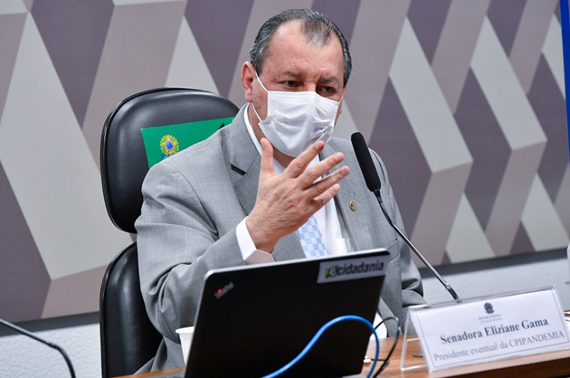 Para o presidente da CPI da Pandemia, Omar Aziz, os documentos mostram que o Amazonas foi usado como "cobaia" pelo governo federal - Leopoldo Silva/Agência Senado