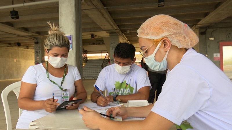 servidores participam pela 3ª vez do Vacina Amazonas