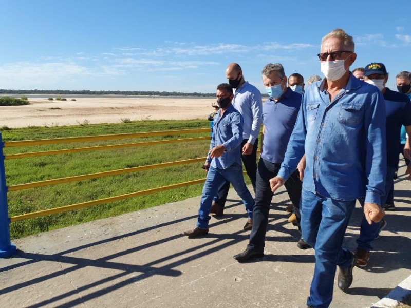 Governador Mauro Mendes visita municípios de Luciara e São Félix do Araguaia para fortalecer ações de turismo na região do Araguaia - Foto por: Lucas Rodrigues