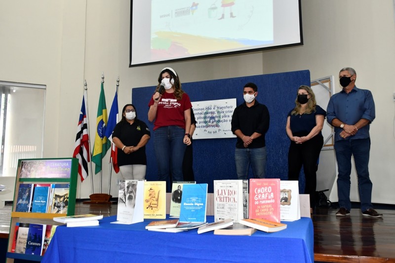  Nádya Dutra fala da importância dessa ação pelo fortalecimento do Pacto pela Aprendizagem (Foto: Lauro Vasconcelos) 