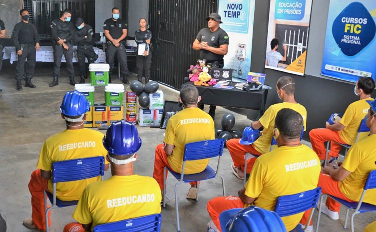 Dos 15 alunos participantes, seis são de Paraíso, os demais são de outras Unidades Penais do Estado - Foto: Marcos Miranda/ Governo do Tocantins
