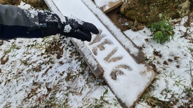 São Joaquim, registro da neve / Foto: Mycchel Legnaghi/Prefeitura de São Joaquim