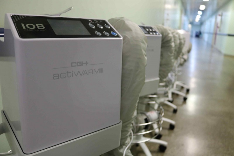 prevenção de hipotermia em pacientes