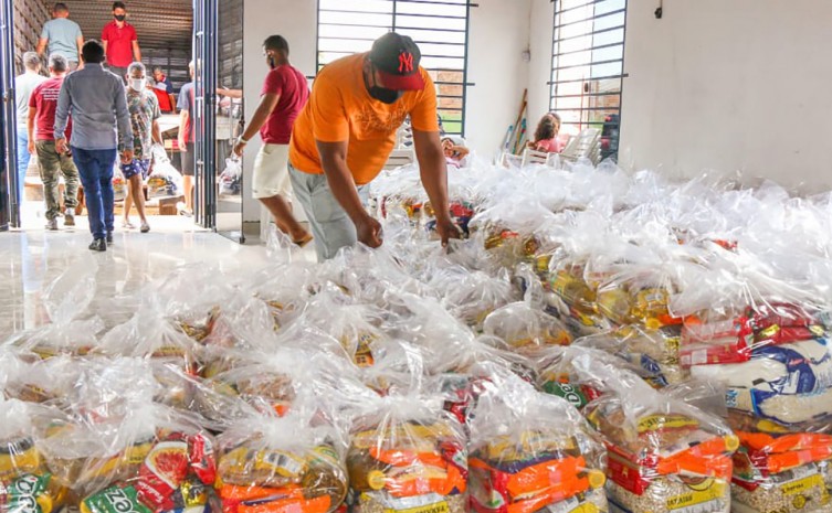 Governo do Tocantins distribuição de kits de alimentação às famílias impactadas pela pandemia da Covid-19, em todas as regiões do Estado - Foto: Carlessandro Souza/Governo do Tocantins