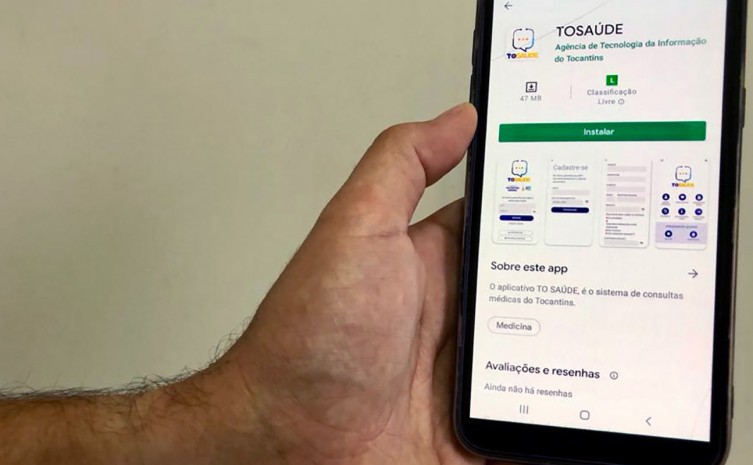 Governo do Tocantins garante acesso universal da população ao TO Saúde por meio do site e aplicativo nas versões IOS e Android - Foto: SES/Governo do Tocantins