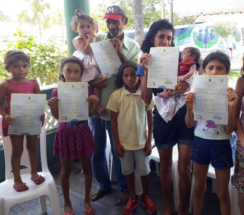 <em>Campanha Estadual de Mobilização pela Certidão de Nascimento (Foto: Divulgação)</em>