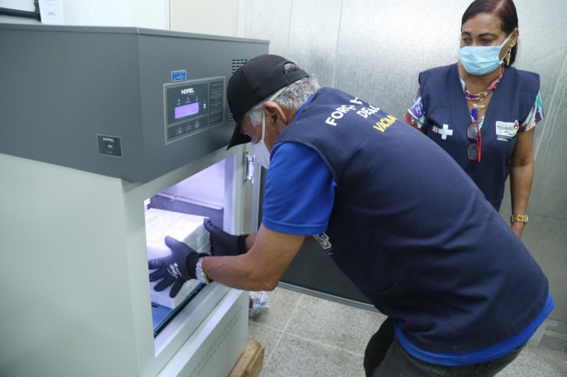 Doses dos imunizantes reforçarão campanha de vacinação contra a Covid-19 em todo o estado (Foto: Márcio Sampaio)