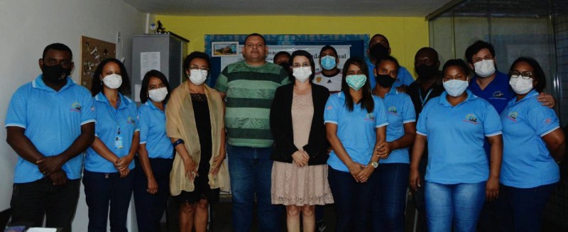 <em>Participantes da reunião de gestores da Funac com supervisores do Centro Socioeducativo de Internação de São José de Ribamar (Foto: Divulgação)</em>